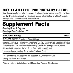 Oxy Lean Original Formula - Premium Weight Loss Fat Burner