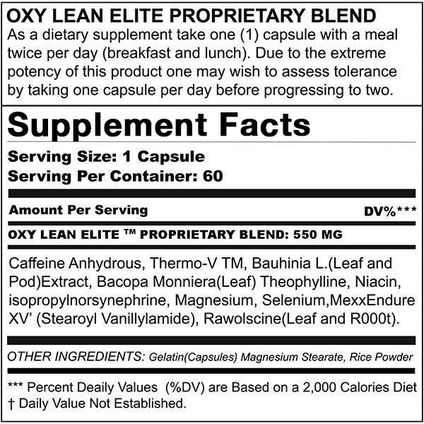Oxy Lean - Premium Weight Loss Fat Burner - 3 Bottle Bundle