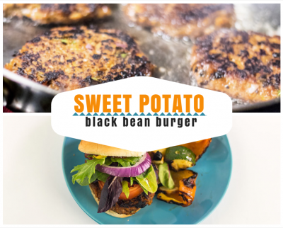 The PERFECT Sweet Potato Black Bean Burger
