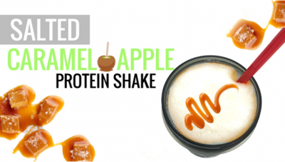 Salted Caramel Apple Protein Shake