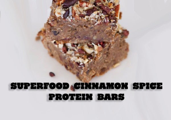 Superfood Cinnamon Spice Protein Bars